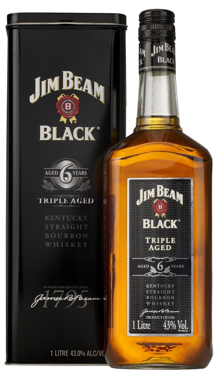 Виски Jim Beam Black 6 YO Джим Бим Блэк 1L