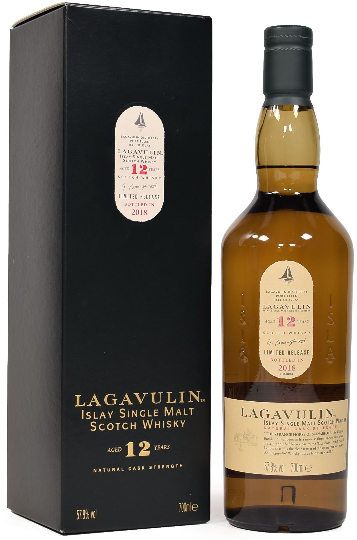 Віскі Lagavulin 12 YO Special Release 2018 56,5% 0,7л