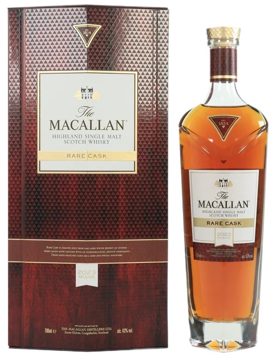 Виски Macallan Rare Cask 2023 Макаллан Рэа Каск в коробке 0,7л
