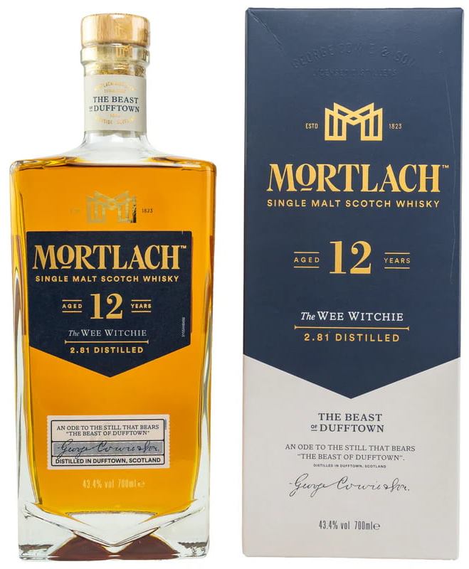 Виски Mortlach 12 лет 43.4% в коробке 0,7л