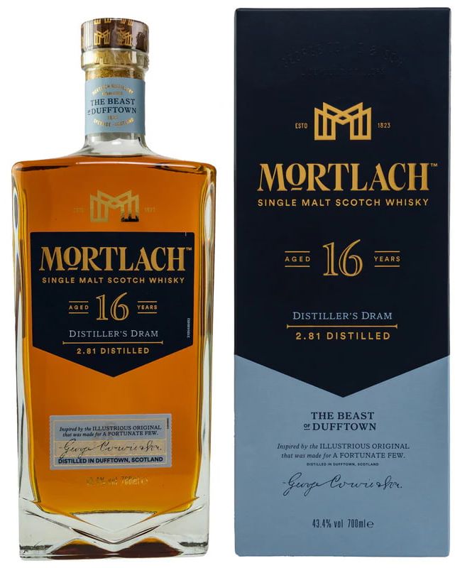 Віскі Mortlach 16 років 43.4% у коробці 0,7л