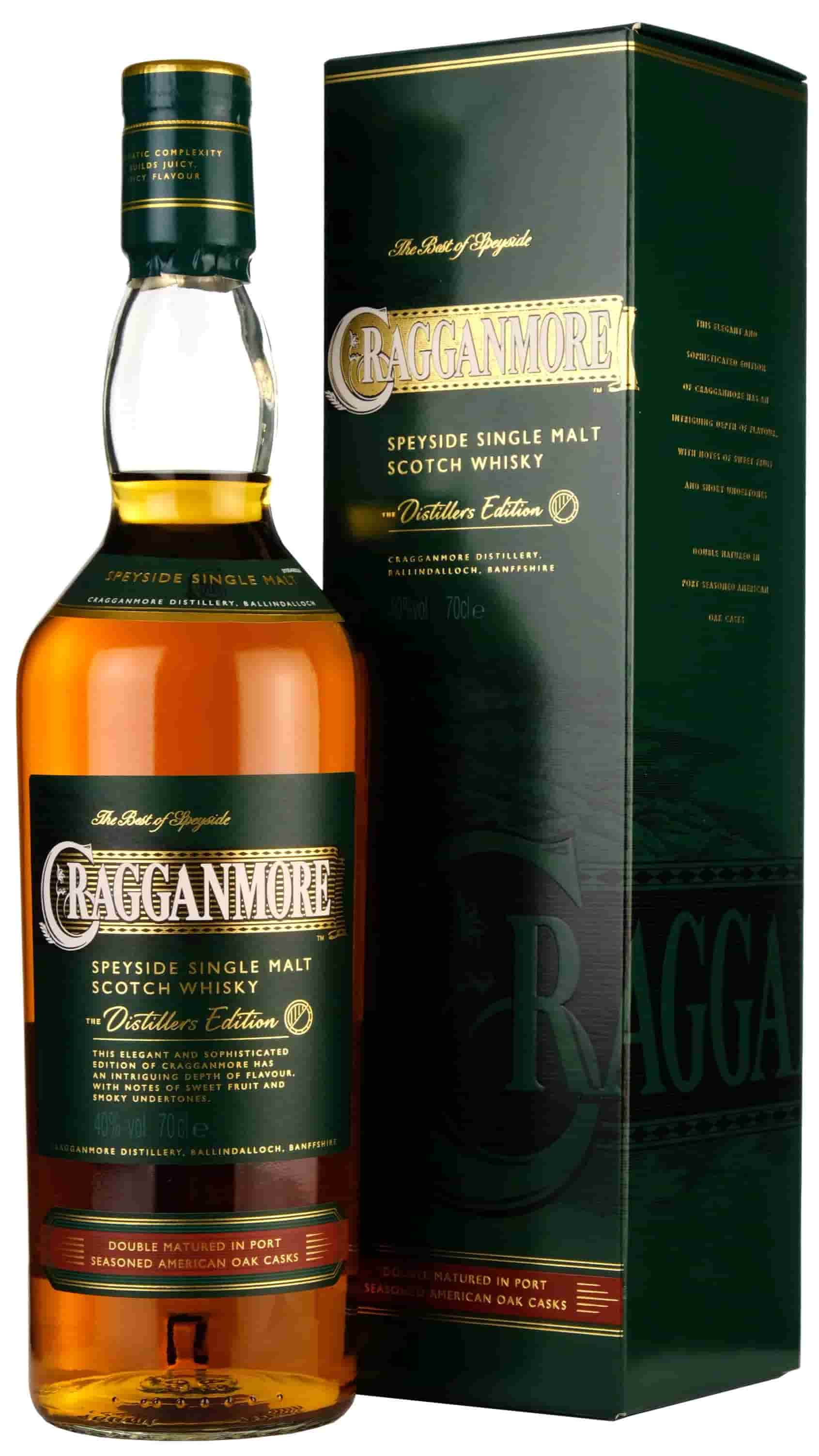 Віскі Cragganmore 2022 Distillers Edition у коробці 0,7л