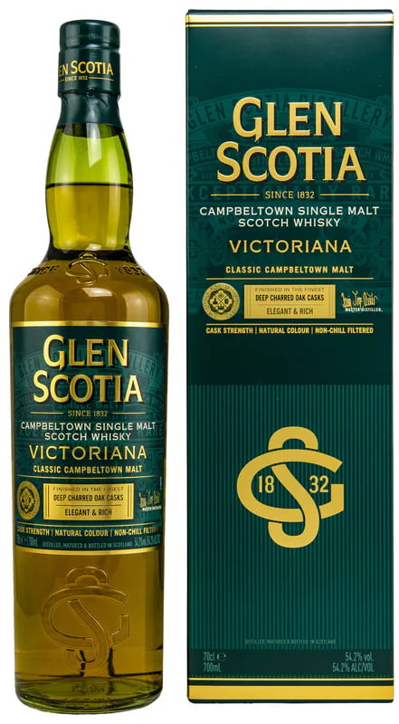 Виски Glen Scotia Victoriana в коробке 54,2% 0,7л