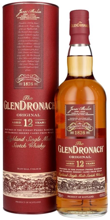 Віскі GlenDronach 12 Years у тубусі 0,7л