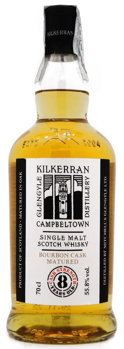 Виски Kilkerran Cask Strength 8 Year Old 55,8% 0,7л