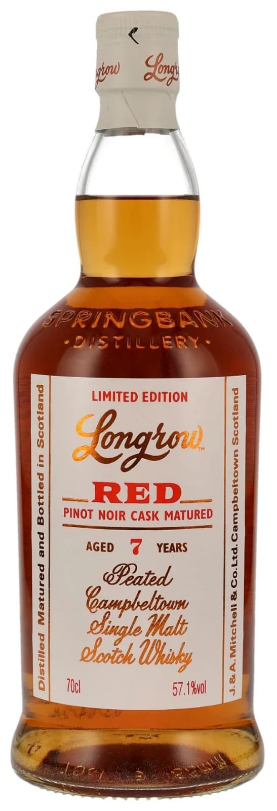 Виски Longrow Red 7 YO 57,1% 0,7л