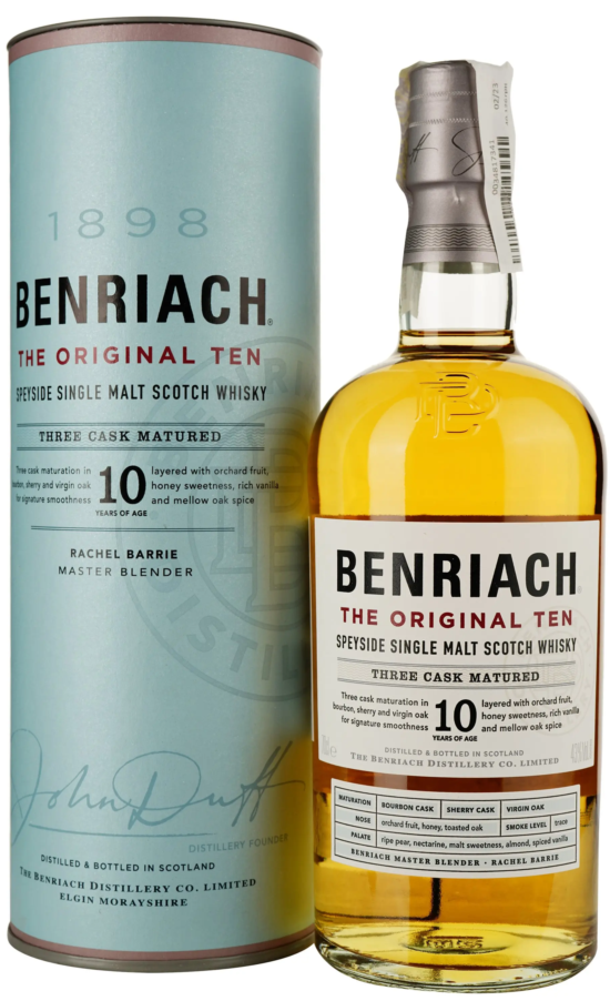 Виски Benriach 10 Years Old 43% 0,7л