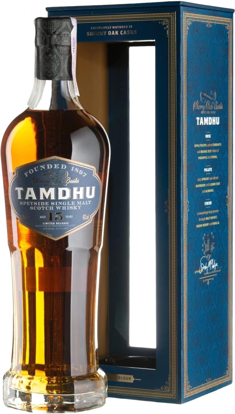 Виски Tamdhu 15 Years Old в тубусе 0,7л