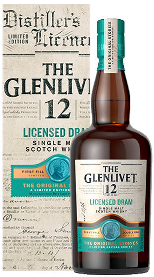 Віскі The Glenlivet 12 YO Licensed Dram Limited Edition 48% 0,7л