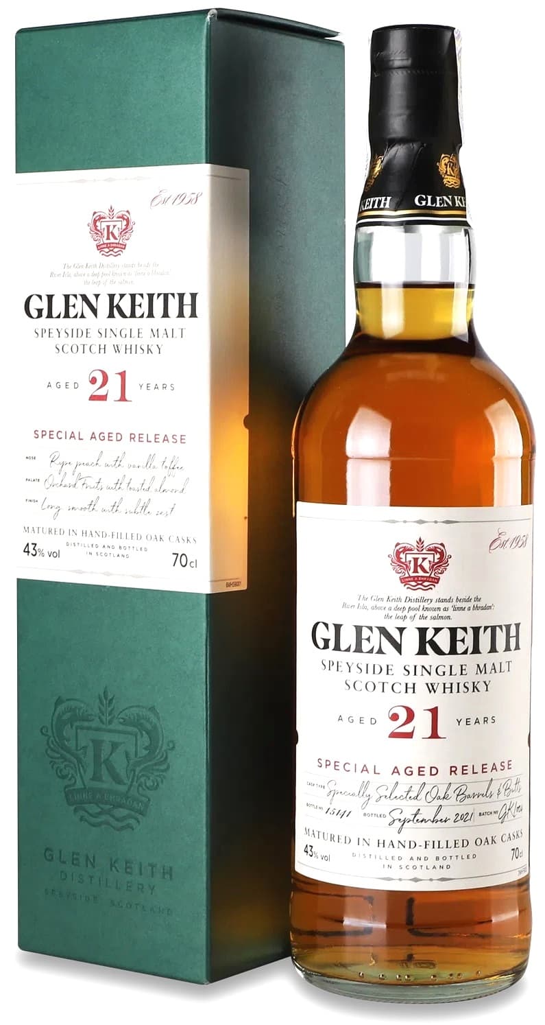 Виски Glen Keith 21 Year Old 0,7л