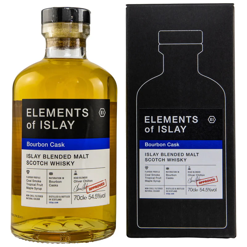 Віскі Elements of Islay Bourbon Cask 54,4% 0,7л