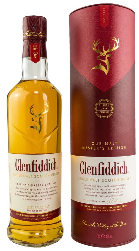 Віскі Glenfiddich Malt Master's Edition Sherry Cask Finish 43% 0,7л