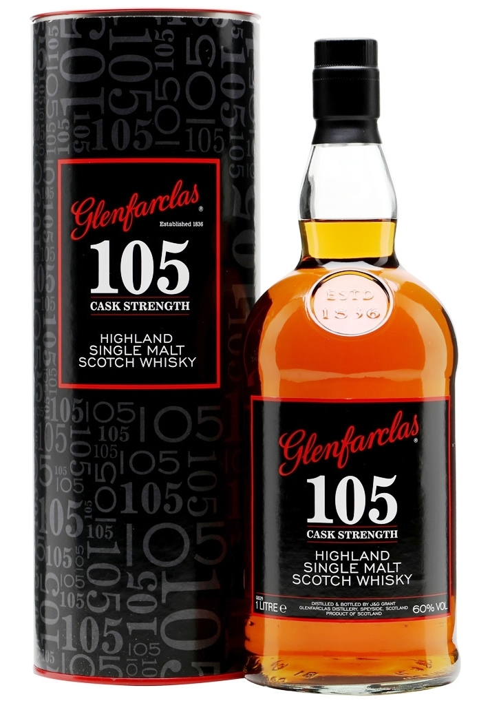 Виски Glenfarclas Гленфарклас 105 в тубе 1л