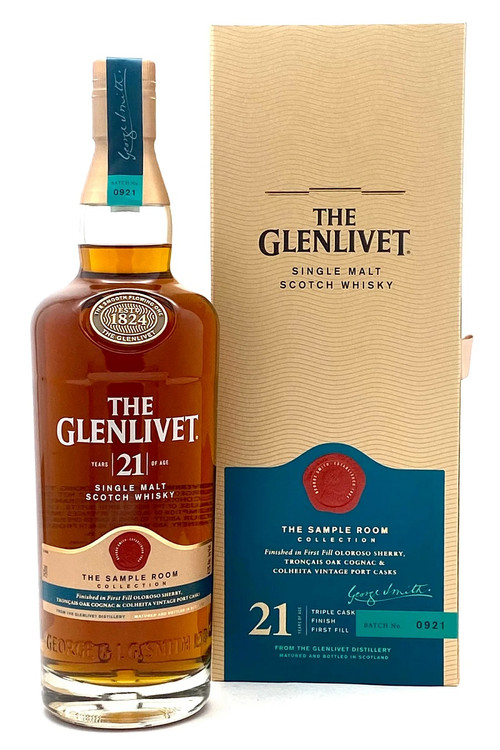 Виски Glenlivet 21YO The Sample Room Collection 43% 0,7л