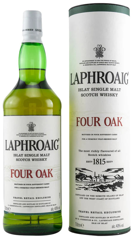 Віскі Laphroaig Four Oak у тубусі 40% 1л