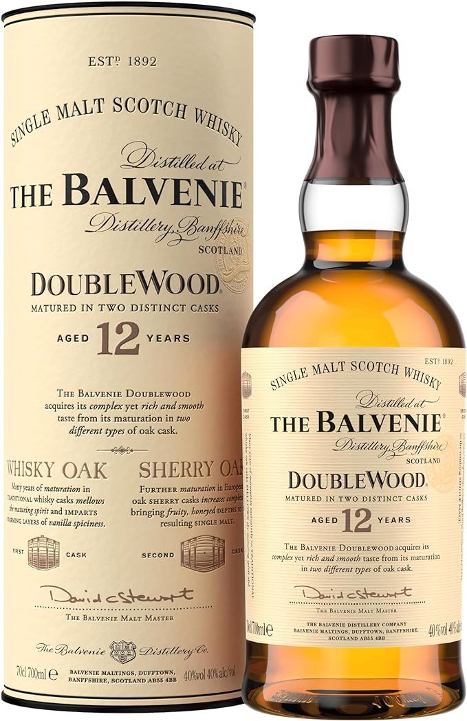 Віскі Balvenie 12 Years Old DoubleWood Single Malt Балвені ДаблВуд у тубі 0,7л