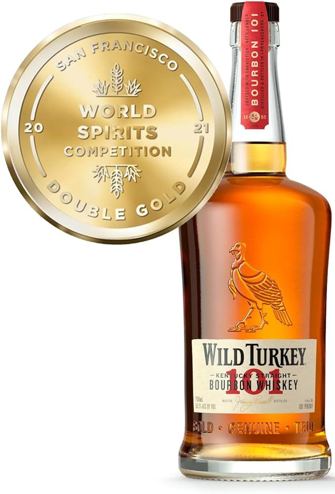 Виски Wild Turkey Бурбон Дикая Индейка 101 1л