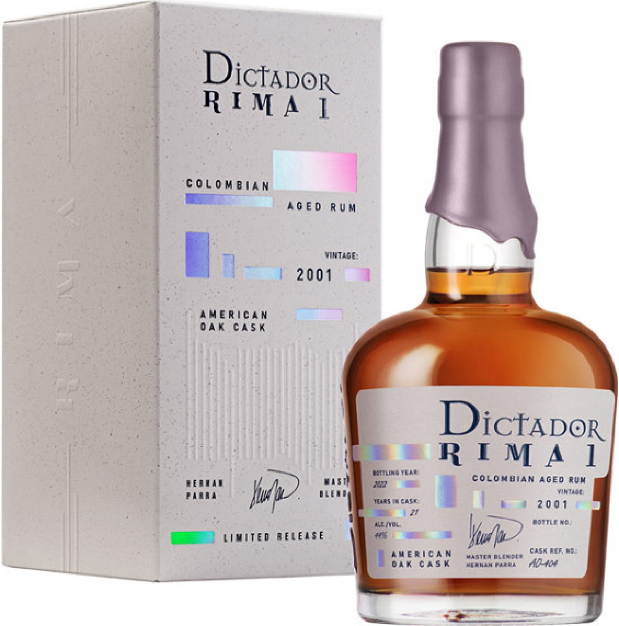 Ром Dictador Rima 1 2001/2022 - 21 YO American Single Cask 0,7л