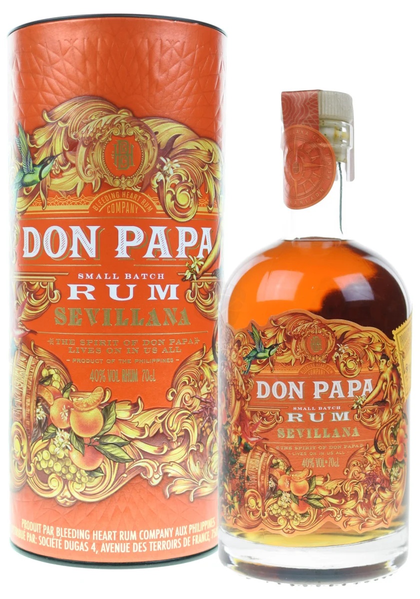 Ром Don Papa Sevillana Giftbox 0,7л
