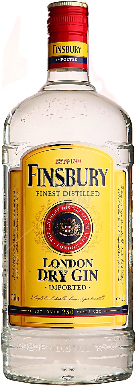 Джин Finsbury Финсбари London Dry Gin 37.5% 1л