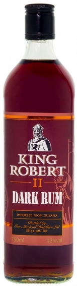 Ром King Robert Dark Rum Кинг Роберт Черный 1л