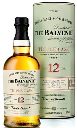 Виски Balvenie Балвени Triple Cask 12 лет, в тубе 0,7л