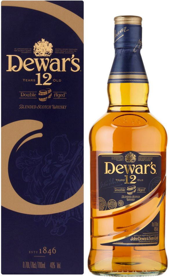 Віскі Dewar's 12 Years Old Дьюарс 12 років 1л