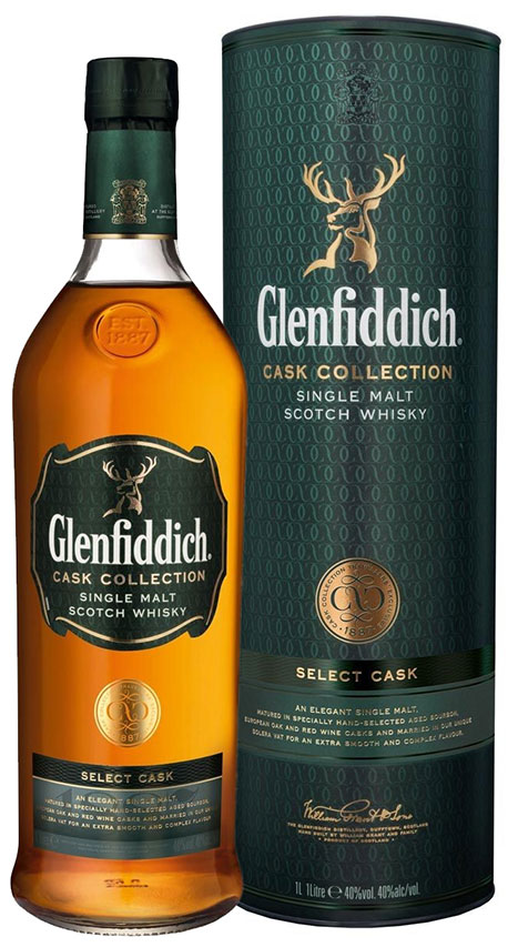 Виски Glenfiddich Select Cask Гленфиддик Селект Каск 1л