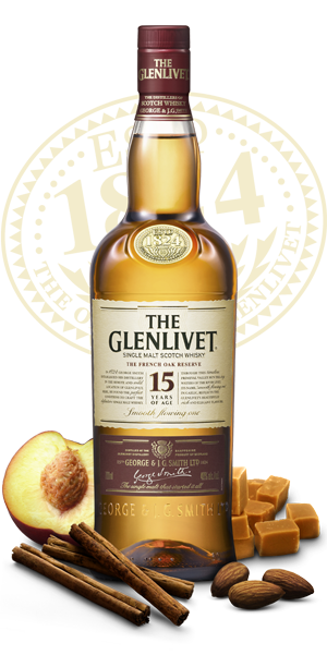 Виски Glenlivet 15 years Гленливет 15 лет 0,7л