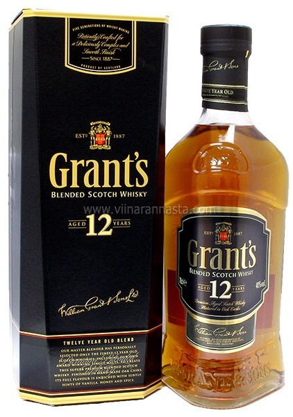 Віскі Grant's 12 YO Грантс 12 років 1л